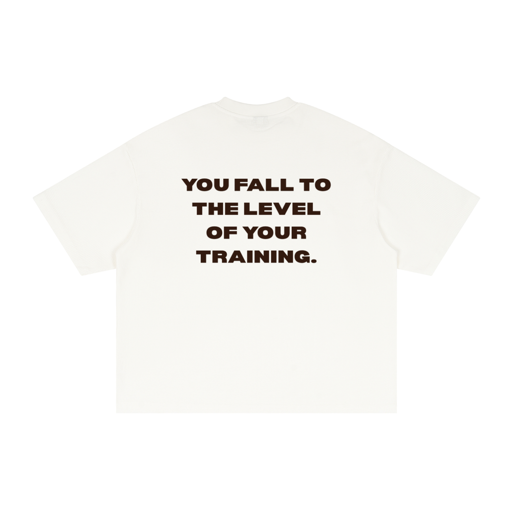 Textured Waffle Washed Boxy T-Shirt