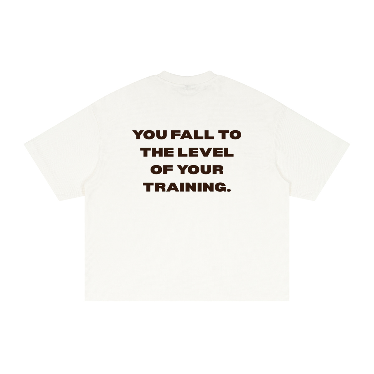 Textured Waffle Washed Boxy T-Shirt