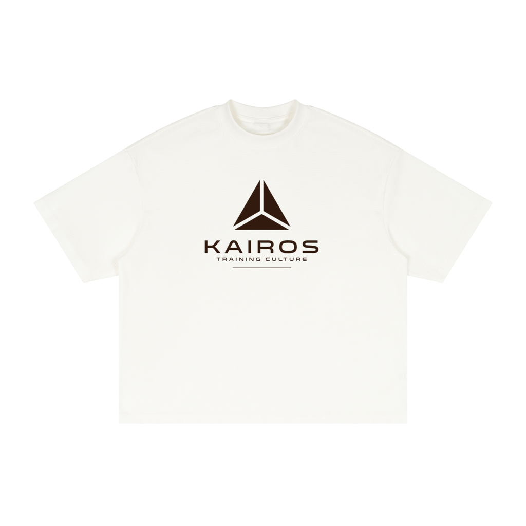 Textured Waffle Washed Boxy T-Shirt